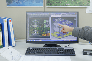 製作実例：CADソフトでの図面